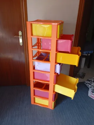 Cajonera 8 cajones de plástico