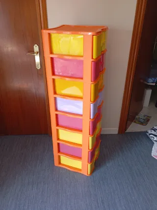Cajonera 8 cajones de plástico