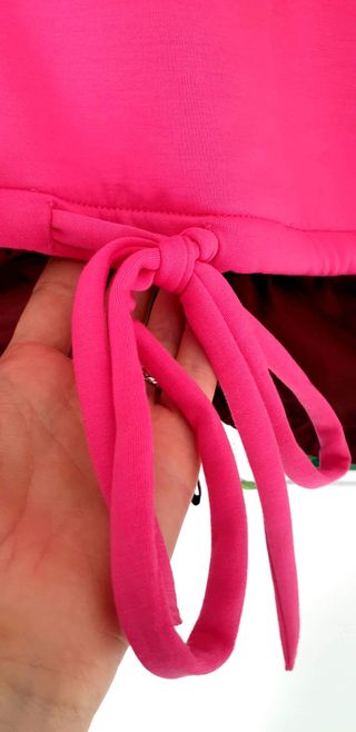 Sudadera Hoodie Oversize Rosa Fucsia