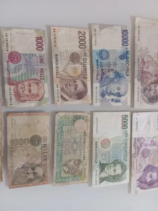 Lotto Banconote Italiane Lire