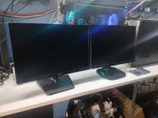 2 Monitor LG 20 Nero