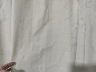 Cortinas relieve flor de Loto 2+2