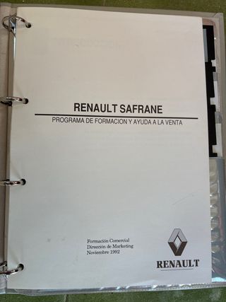 Renault Safrane Disquetes Formación
