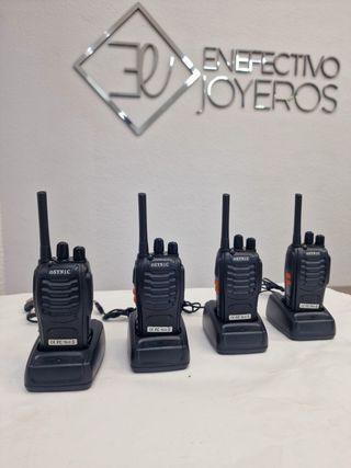 Teléfono 4 Walkies Talkies Esynic Negros