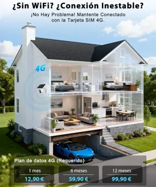 Cámara Vigilancia Exterior Xega 4G