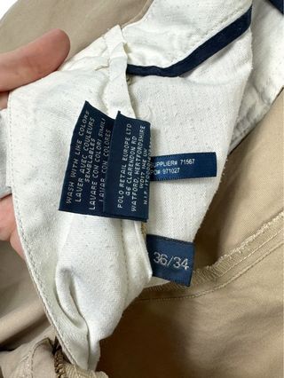 Pantalones Chinos Ralph Lauren Algodón Vintage