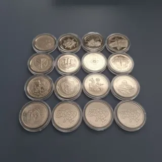Conjunto completo de monedas ZSU