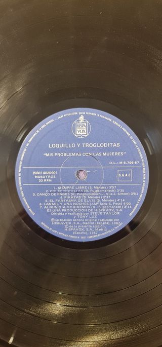 LP Loquillo y los Trogloditas  Mis Problemas Con..
