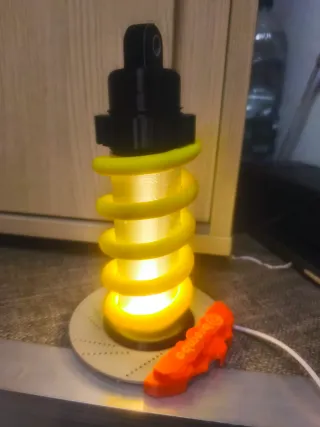 Lampada SHOCK ABSORBER – Pezzo Unico da Collezione