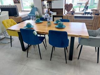 Mesa comedor madera acacia 160x85cm