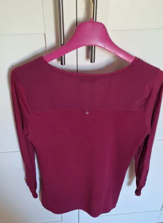 Blusa Massimo Dutti manga larga color fresa