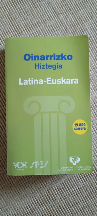 diccionario latin - euskera