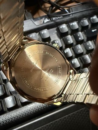 Casio Tiffany MTP-1302PD Azul Nuevo Full Set