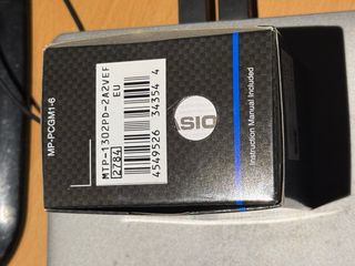 Casio Tiffany MTP-1302PD Azul Nuevo Full Set