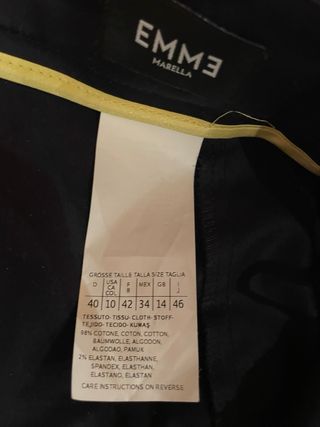 Gonna estiva blu Emme Marella tg.46 ita