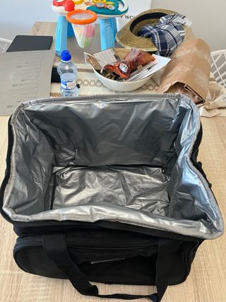 Fiambrera grande negra