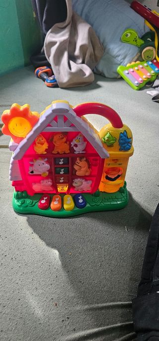 Casa de Juguete Musical con Animales