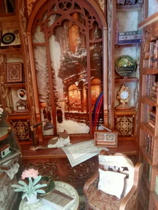 Decoración Diorama Cutebee Bookshop Memories