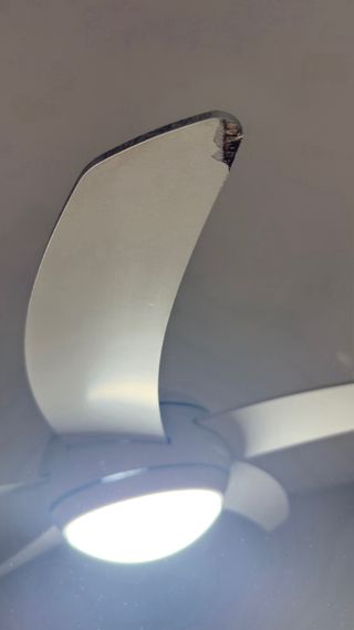 2 Ventiladores de techo blanco