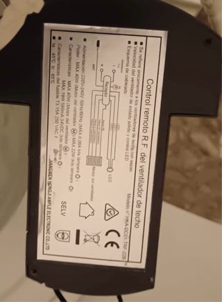 2 Ventiladores de techo blanco