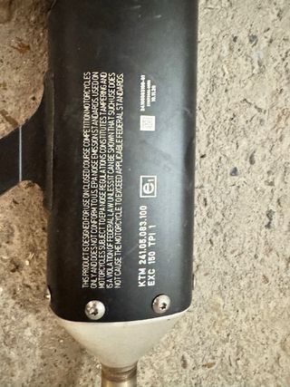 Silencioso Husqvarna TE 150i 2022