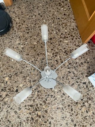Lámpara de mesa 6 focos