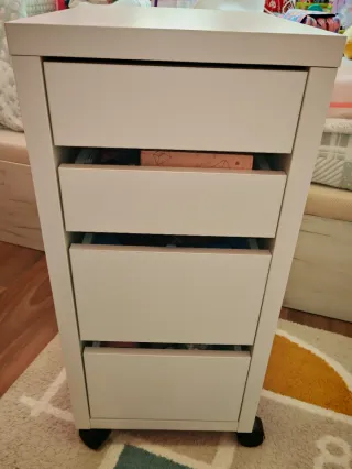 Cajonera Ikea con ruedas