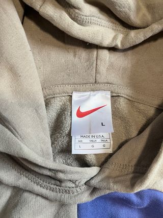 Nike Rework Hoodie - Grey Vintage Style