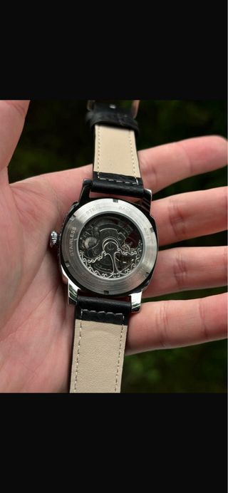 Reloj Skeleton Black