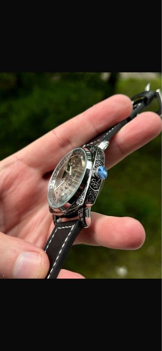 Reloj Skeleton Black