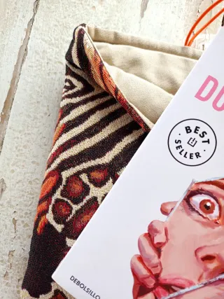 Funda para libro animal print