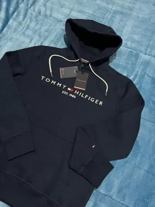 Hoodie Com Capuz Tommy Hilfiger Azul Marinho XL