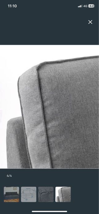 Sofá Kivit 3 plazas Ikea