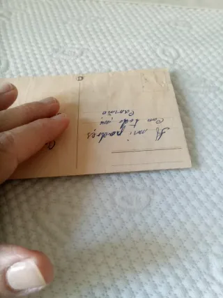 Postal Virgen Esperanza Macarena Antigua