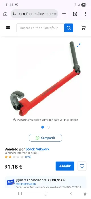 LLAVE.DE LAVABO ROTHENBERGER 10-32mm NUEVA