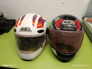 2 Cascos Moto  muy Usados!!