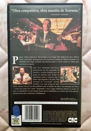 *Casino, de Scorsese (1995) | VHS | Caja Pequeña