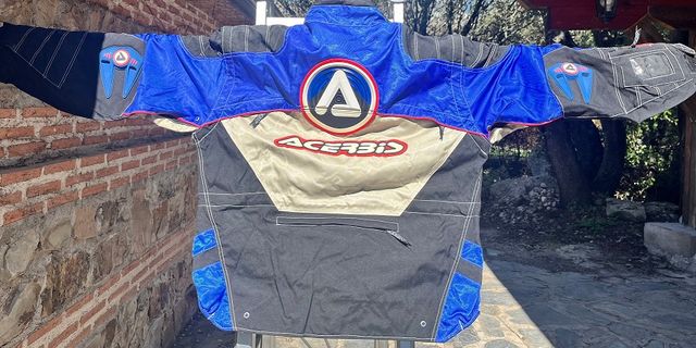 Chaqueta Acerbis Moto Gris y Amarillo