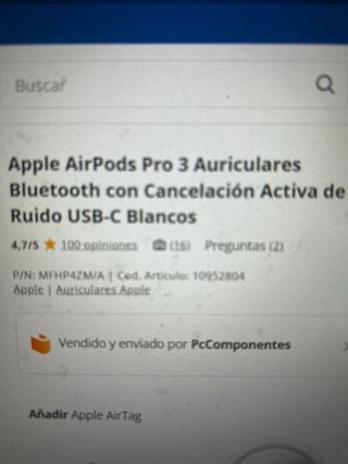 Airpods 3 Pro Max sin abrir