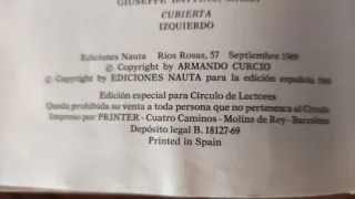 Libro de Cocina Antiguo 1969