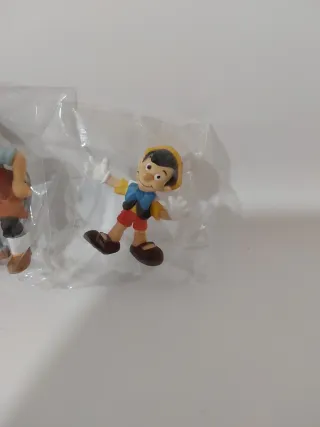 Figuras PVC Pinocho, Gepetto y Gato