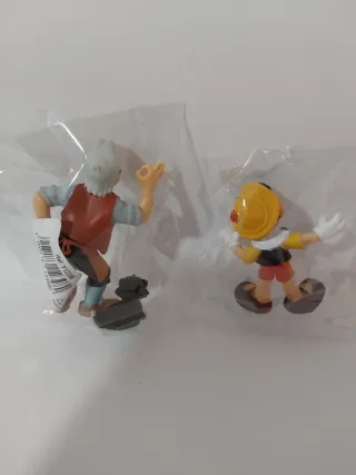 Figuras PVC Pinocho, Gepetto y Gato
