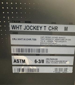 Cap Kep Italia equit.bianco  M rosa cancellabile