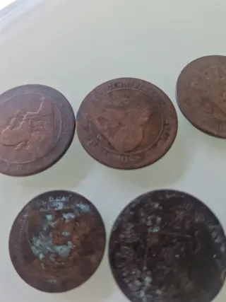 Lote de monedas antiguas