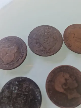 Lote de monedas antiguas