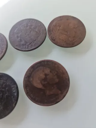 Lote de monedas antiguas