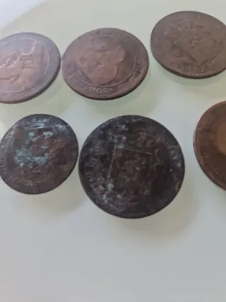 Lote de monedas antiguas