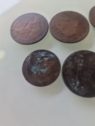 Lote de monedas antiguas