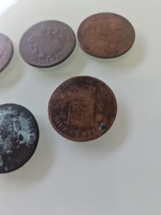 Lote de monedas antiguas