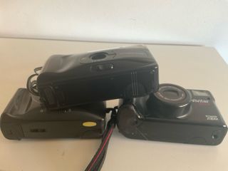 139. Lote de 3 Cámaras Analógicas, todas por 11€